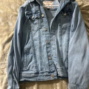 True Religion Blue Jean Jacket Classic Denim Style